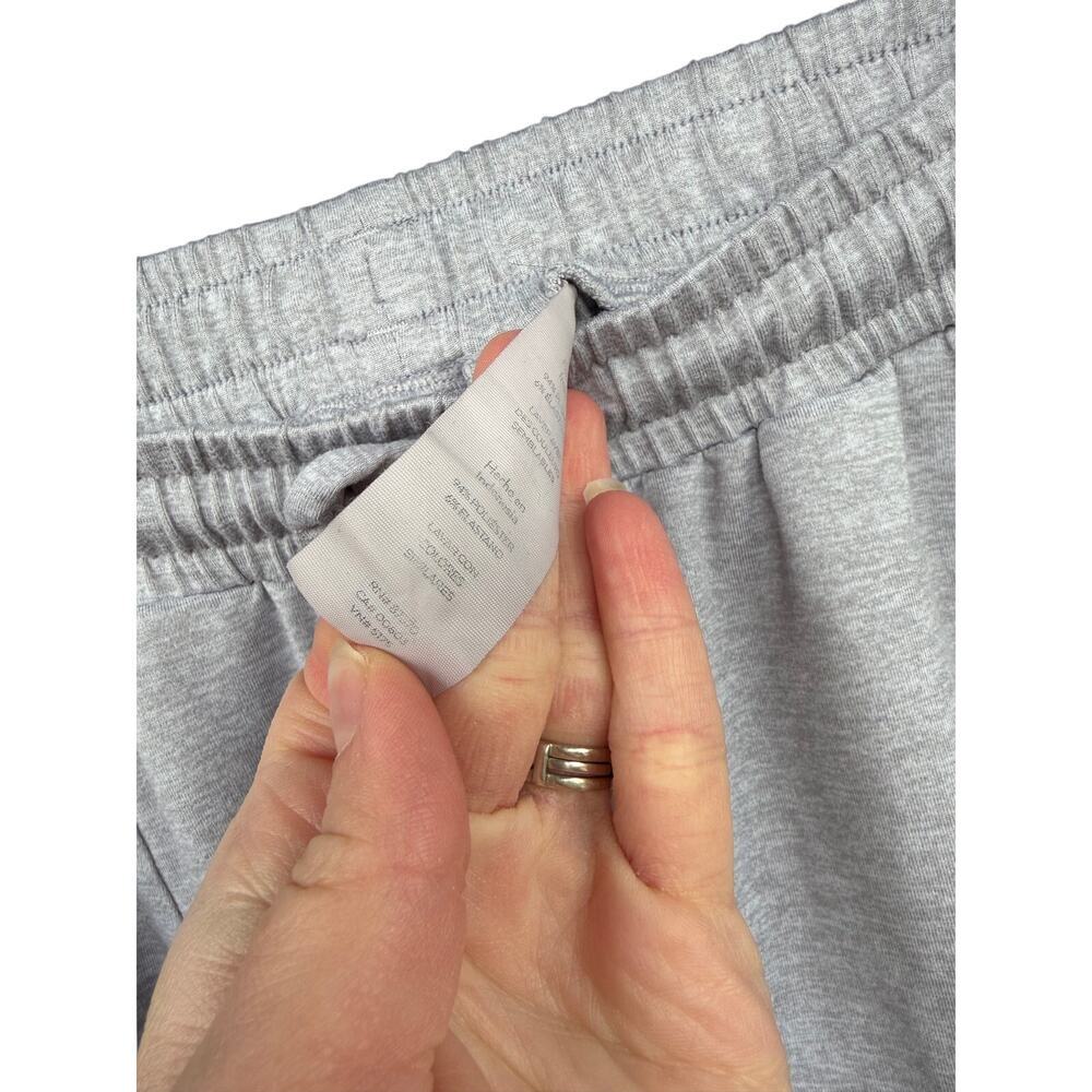 Alo Yoga Men's Medium Drop Crotch Harem Jogger Pants Heather Gray Zipper Pockets - Picture 7 of 7